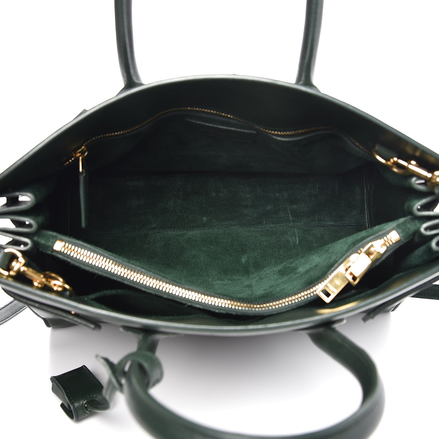 Saint Laurent Calfskin Small Sac De Jour Dark Green 5 of 13