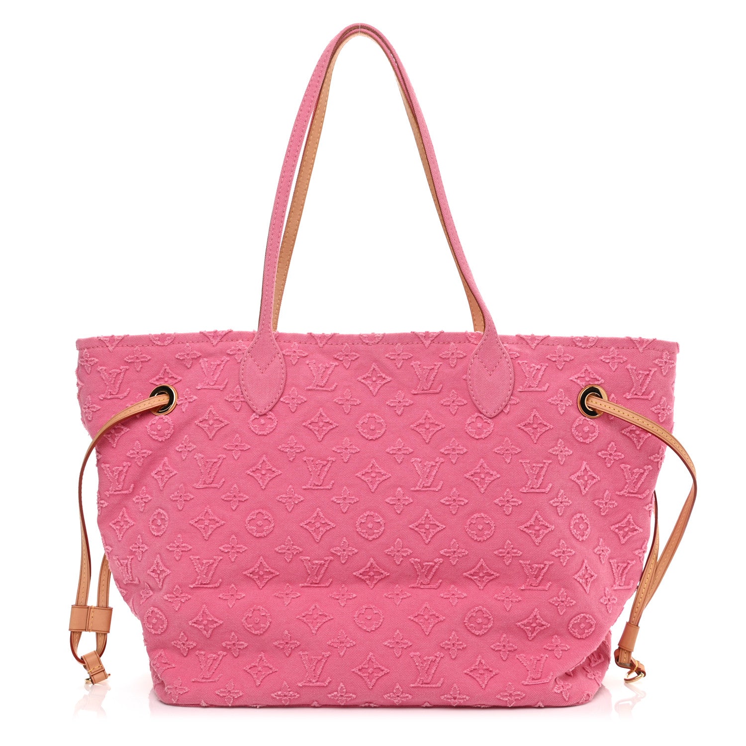 Louis Vuitton Monogram Denim Neverfull MM Rose 1 of 9