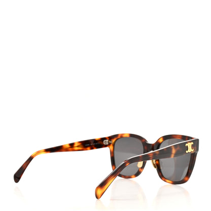 Celine Acetate Triomphe Sunglasses CL40222F Tortoise 4 of 7