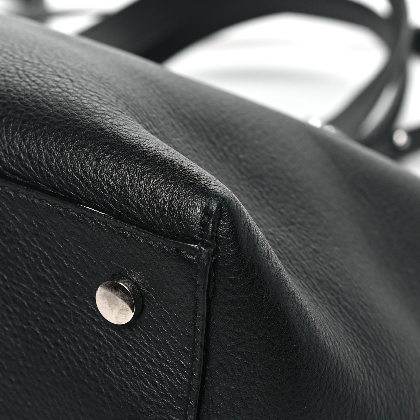 Calfskin Crystal Cheri Tote Black