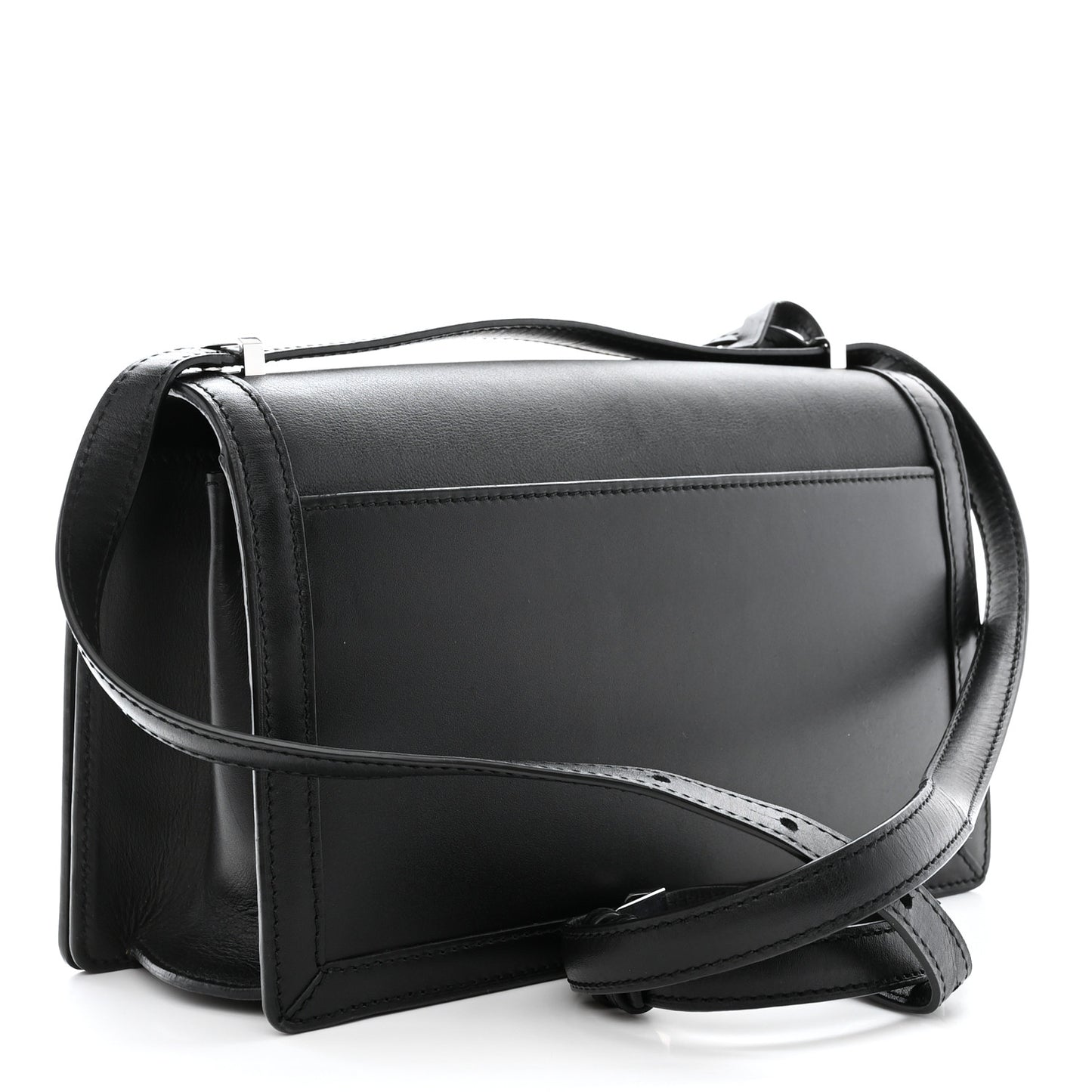 Calfskin Stars Medium Barcelona Shoulder Bag Black