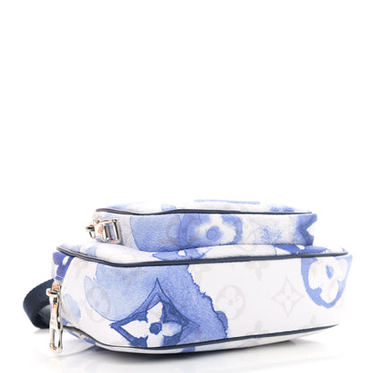 Louis Vuitton Monogram Watercolor Outdoor Pouch Blue 4 of 9