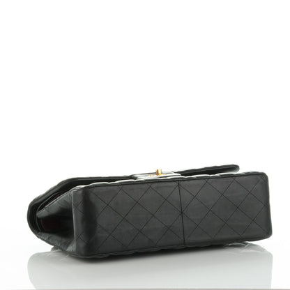 Chanel Lambskin Quilted Jumbo Double Flap Black 4 of 9