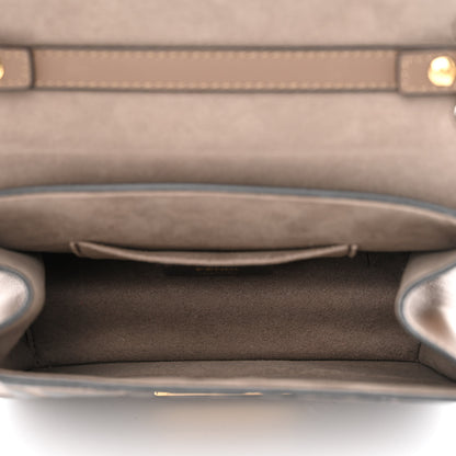 Fendi Vitello Century F is Fendi Bi-Color FF 1974 Embossed Small Kan I Shoulder Bag Maya Black 5 of 10