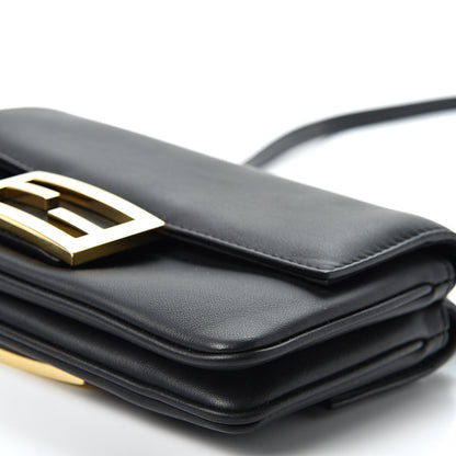 Fendi Vitello Grace Matte Duo Baguette Black 11 of 11