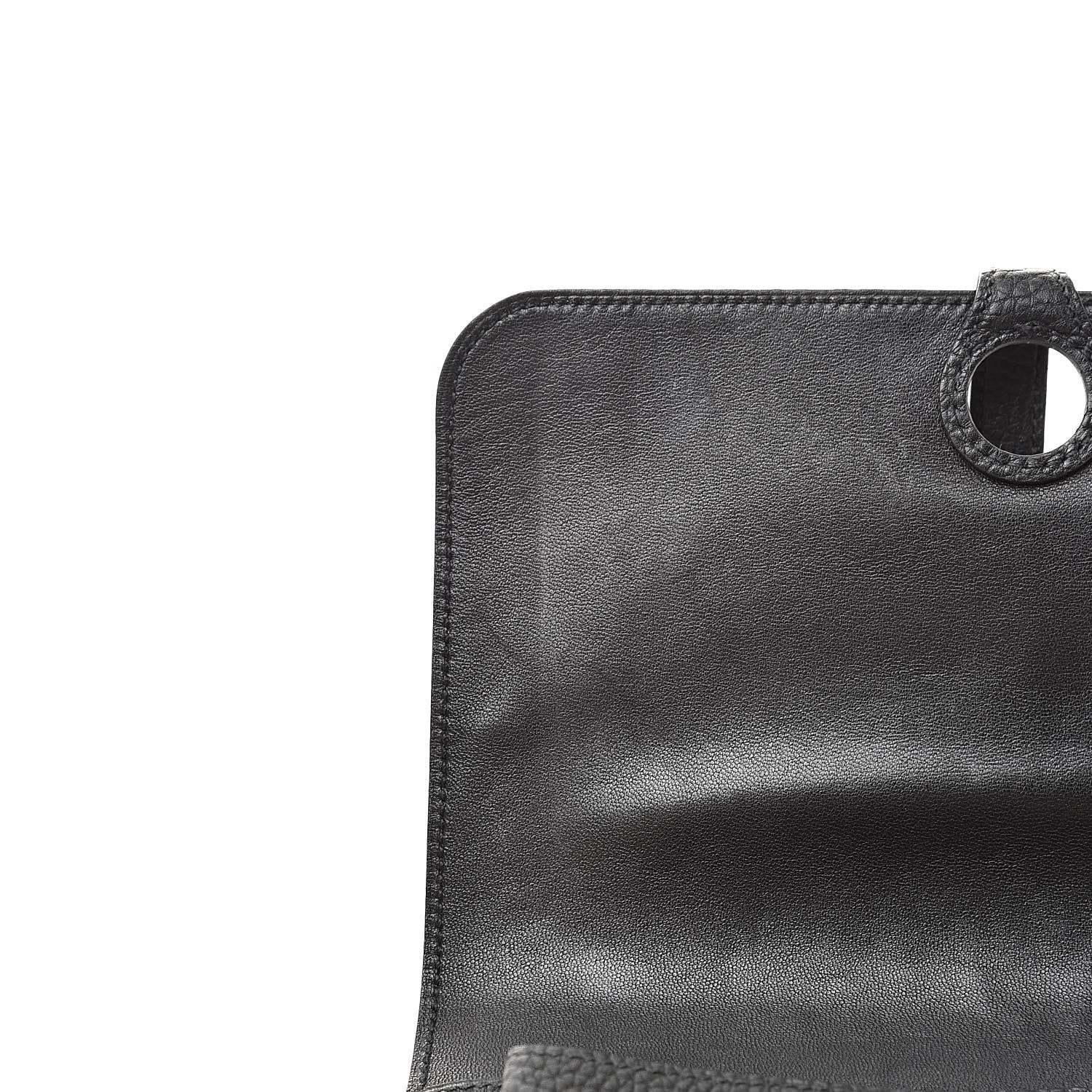 Hermes Togo Dogon Duo Wallet Black 9 of 12