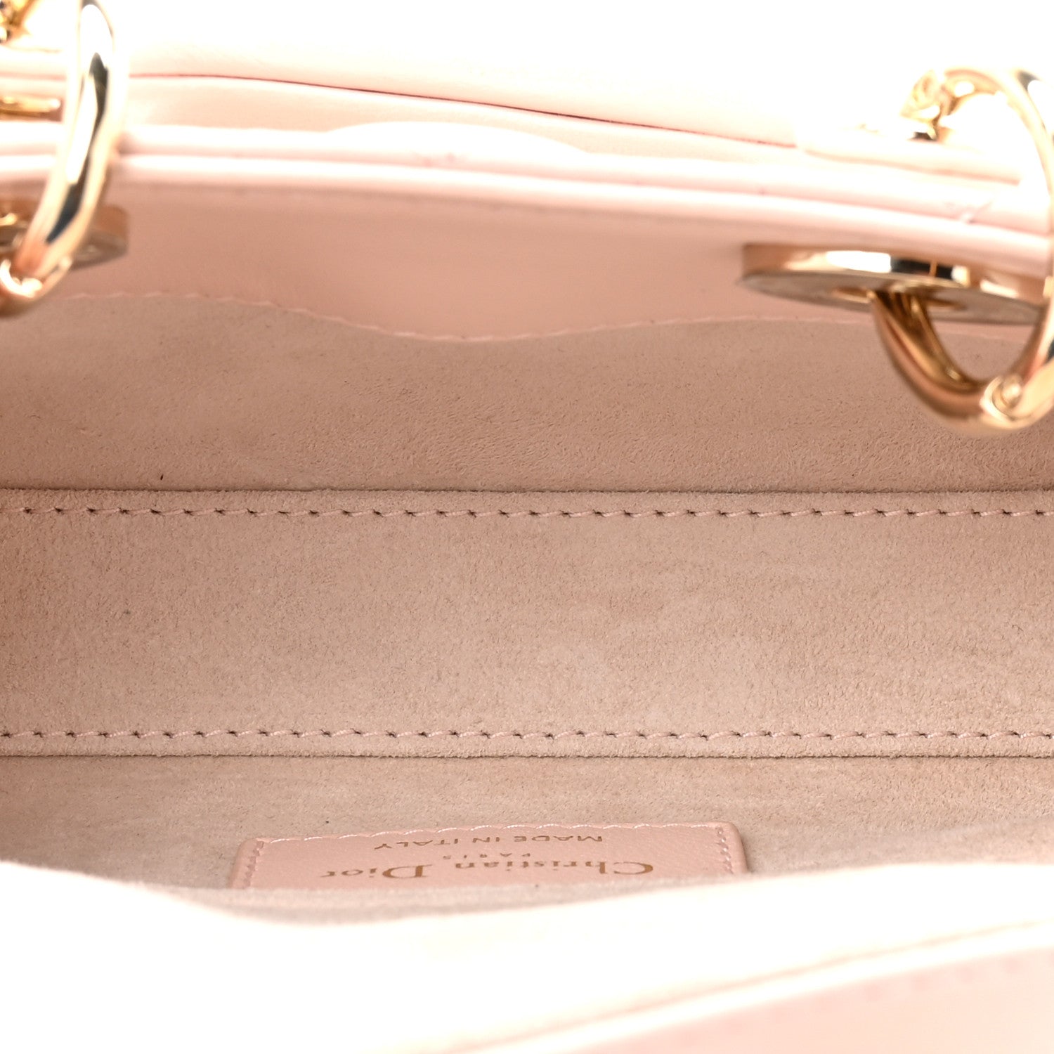 Christian Dior Lambskin Cannage Micro Lady D-Joy Powder Pink 5 of 13