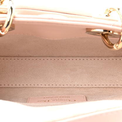 Christian Dior Lambskin Cannage Micro Lady D-Joy Powder Pink 5 of 13