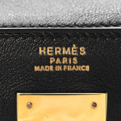 Hermes Gulliver Kelly Retourne 32 Black 22 of 35