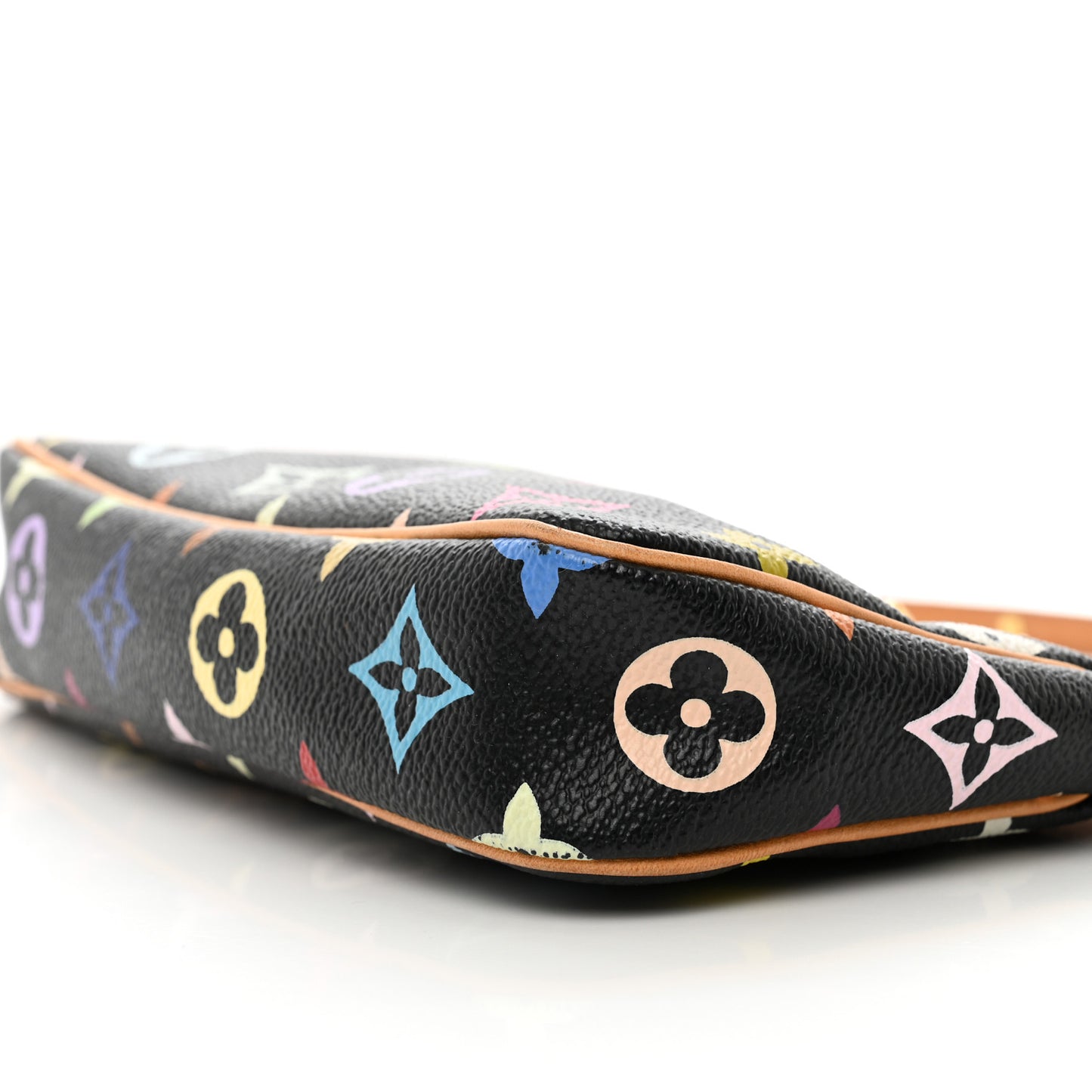 Monogram Multicolor Pochette Accessories Black