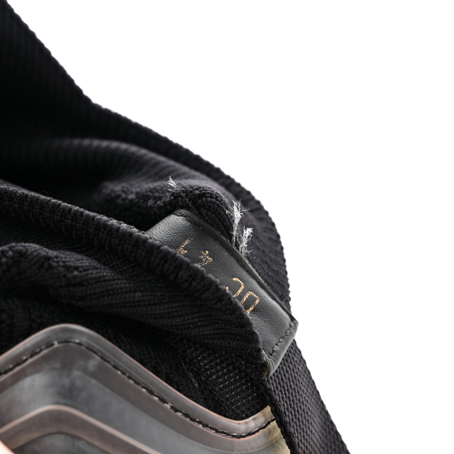 Technical Knit Calfskin Cannage Womens Walk'N'Dior High Top Sneakers 41 Black