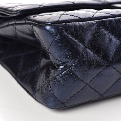 Chanel Metallic Calfskin Quilted 2.55 Reissue 226 Flap Marine Fonce 10 of 12