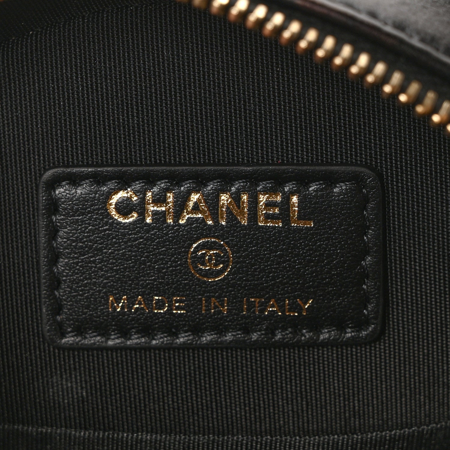 Chanel Calfskin Quilted Pearl Round Clutch With Chain Black 6 of 10
