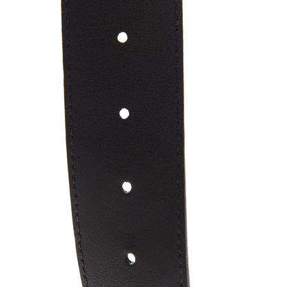 Gucci Textured Dollar Calfskin Double G 40mm Belt 95 38 Dark Cocoa 5 of 5