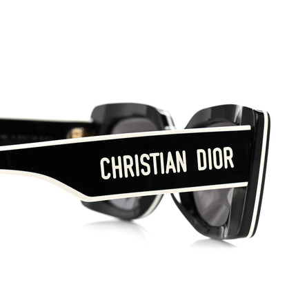 Christian Dior Diorpacific S1U Square Sunglasses Black White 7 of 8