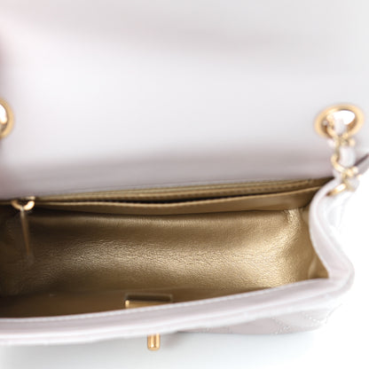 Chanel Lambskin Quilted Mini Pearl Crush Flap Light Purple 5 of 9