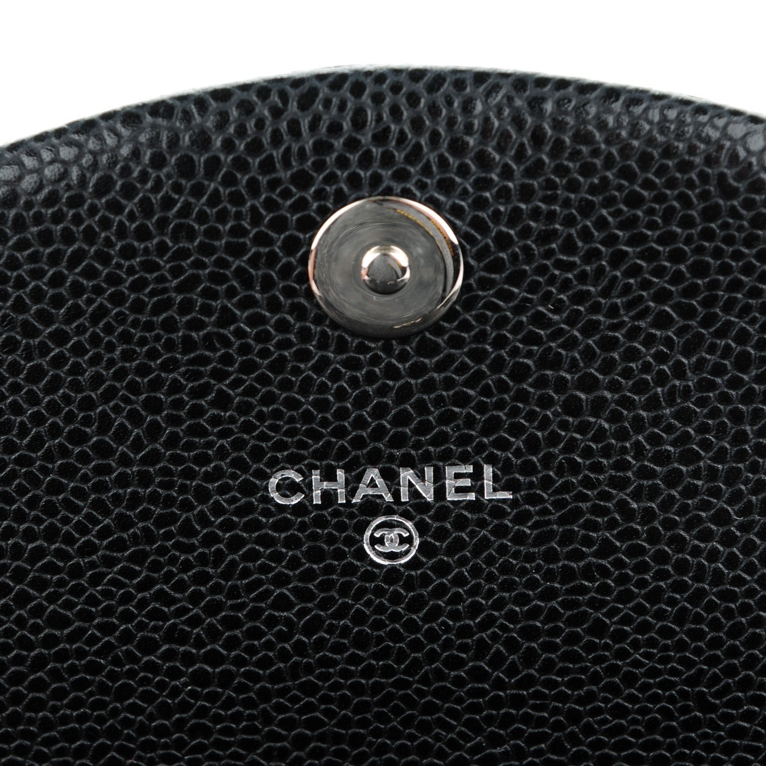 Chanel Caviar Half Moon Wallet On Chain WOC Black 6 of 8