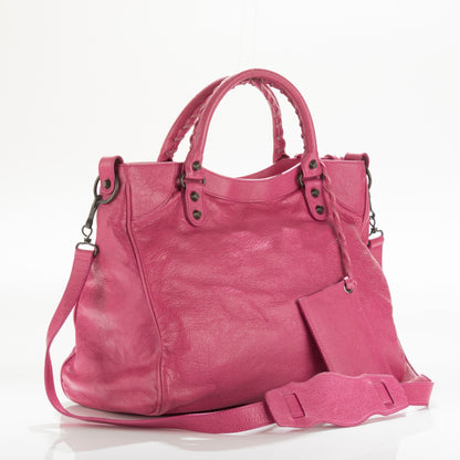 Balenciaga Agneau Classic Hardware Velo Cyclamen Fucsia 2 of 16
