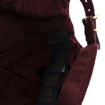 Louis Vuitton Wool Silk Monogram Endless Cap L Bordeaux 8 of 9