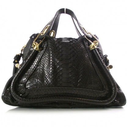 Chloe Python Medium Paraty Black 1 of 11