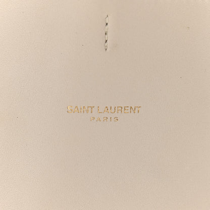 Saint Laurent Calfskin Mini Suzanne Hobo Cream 7 of 11