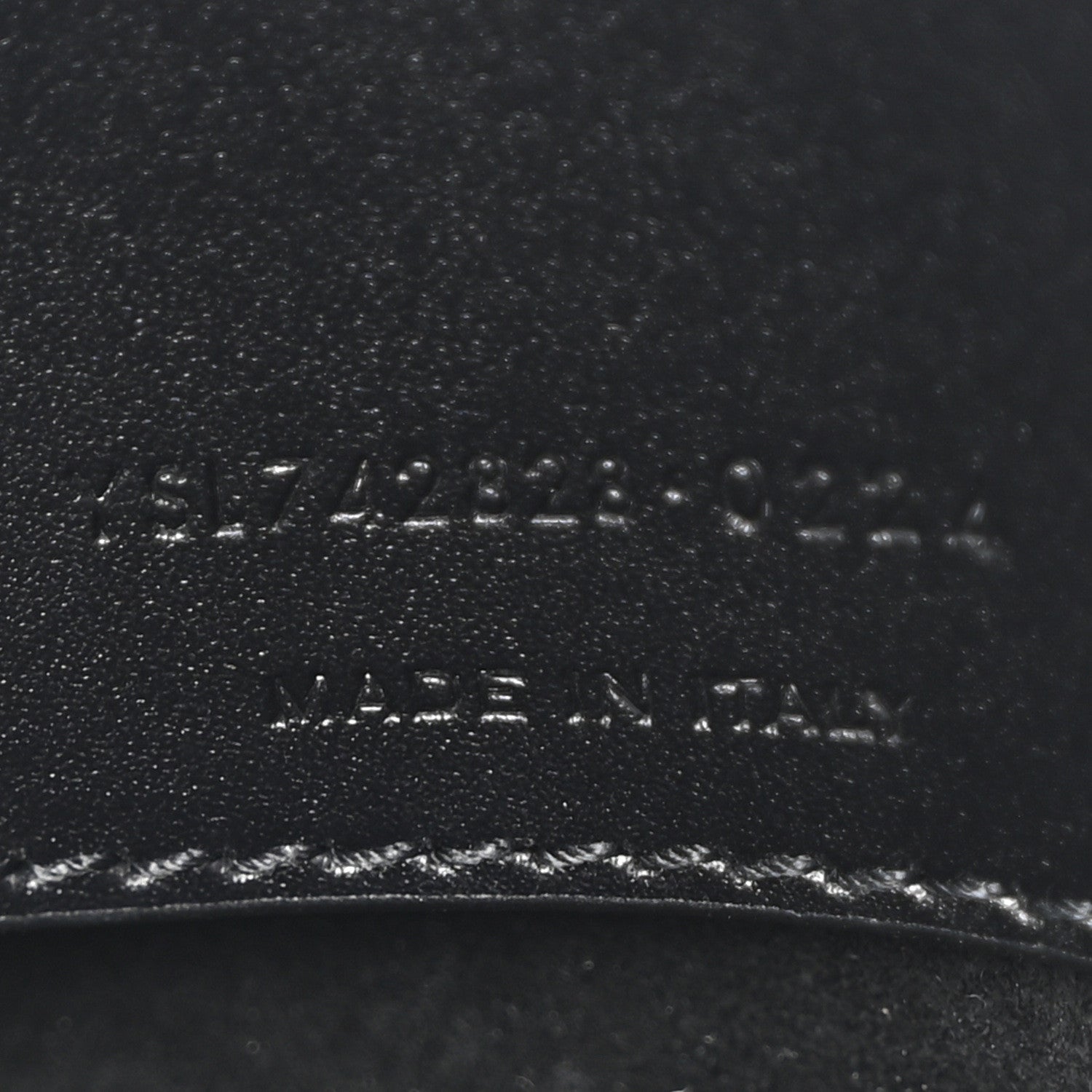 Saint Laurent Smooth Shiny Calfskin Monogram Le 37 Bucket Bag Black 8 of 10