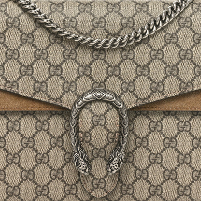 Gucci GG Supreme Monogram Medium Dionysus Shoulder Bag Taupe 8 of 10
