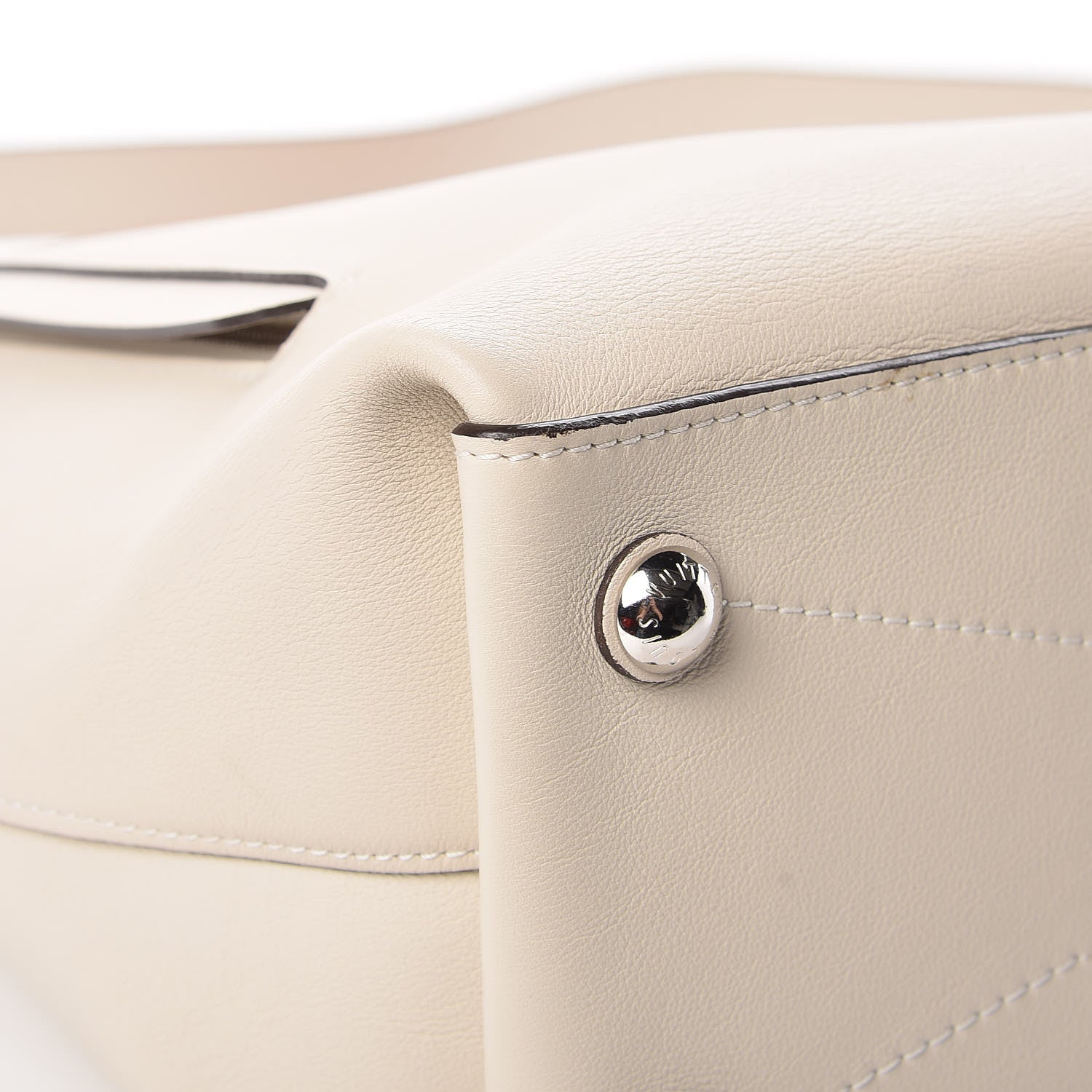 Louis Vuitton Veau Soie Calfskin Parnassea Bagatelle Hobo Blanc Casse 12 of 16