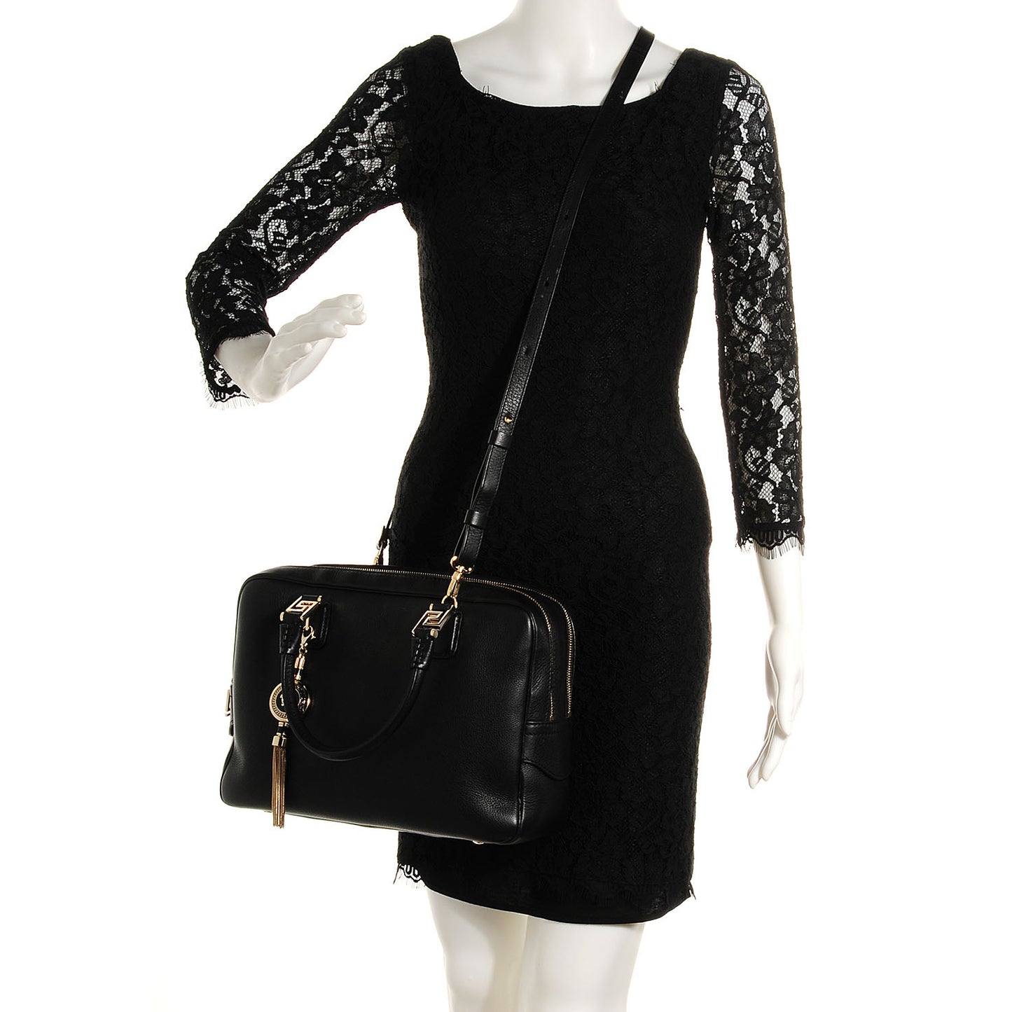 Vitello Cervo Demetra Vanitas Tote Black