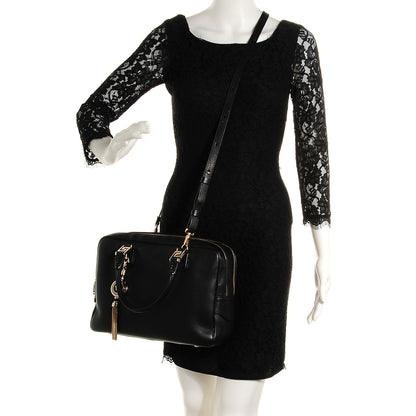 Versace Vitello Cervo Demetra Vanitas Tote Black 2 of 8