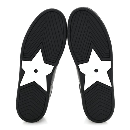 Christian Dior Calfskin Suede Logo Sneakers 37 Black 6 of 9