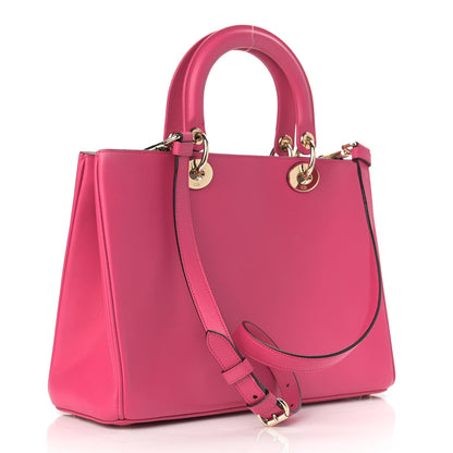 Christian Dior Smooth Calfskin Large Diorissimo Tote Fuchsia 3 of 14