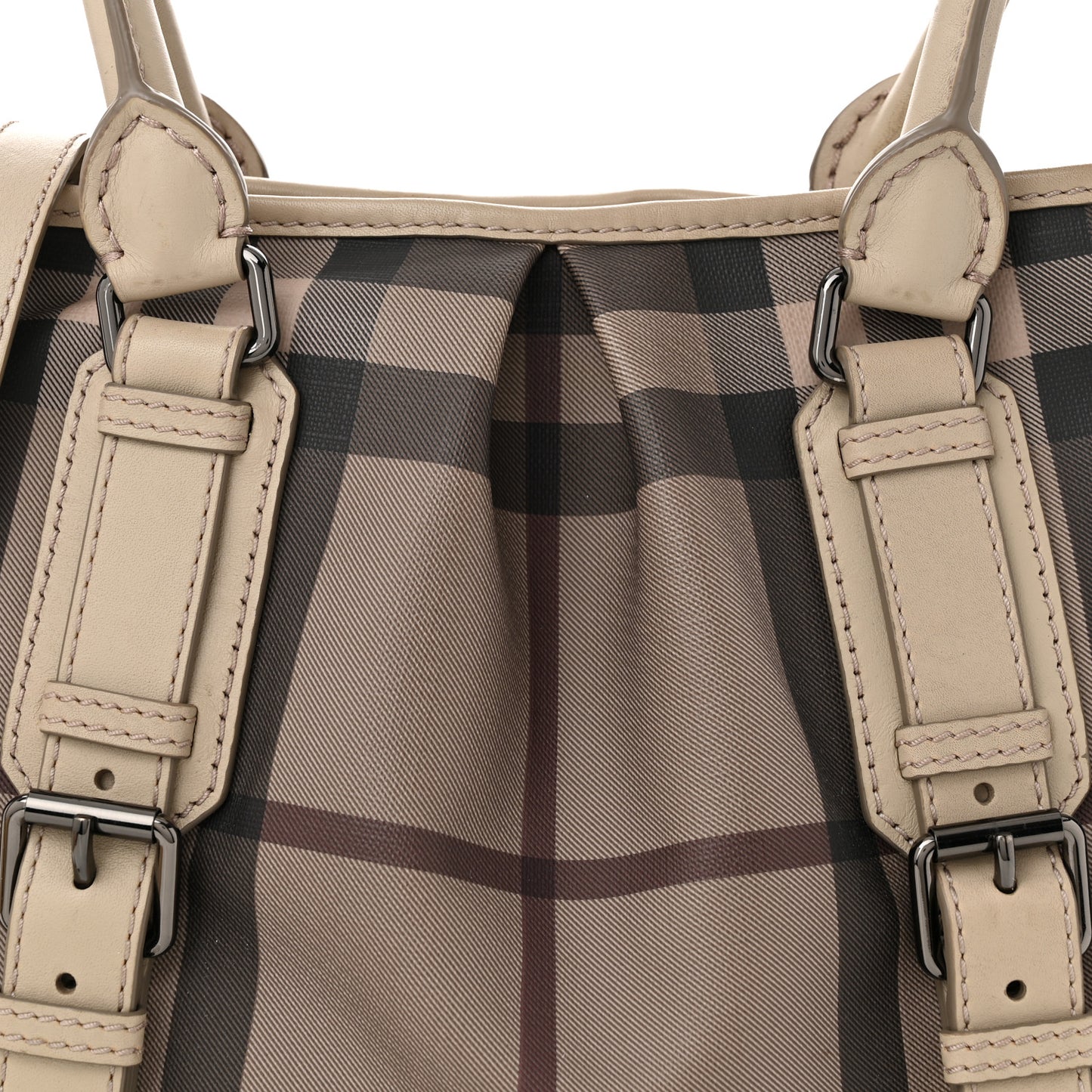 Smoked Check Small Northfield Tote Trench