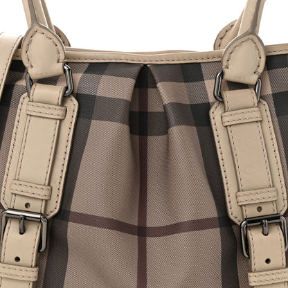 Burberry Smoked Check Small Northfield Tote Trench 10 of 13