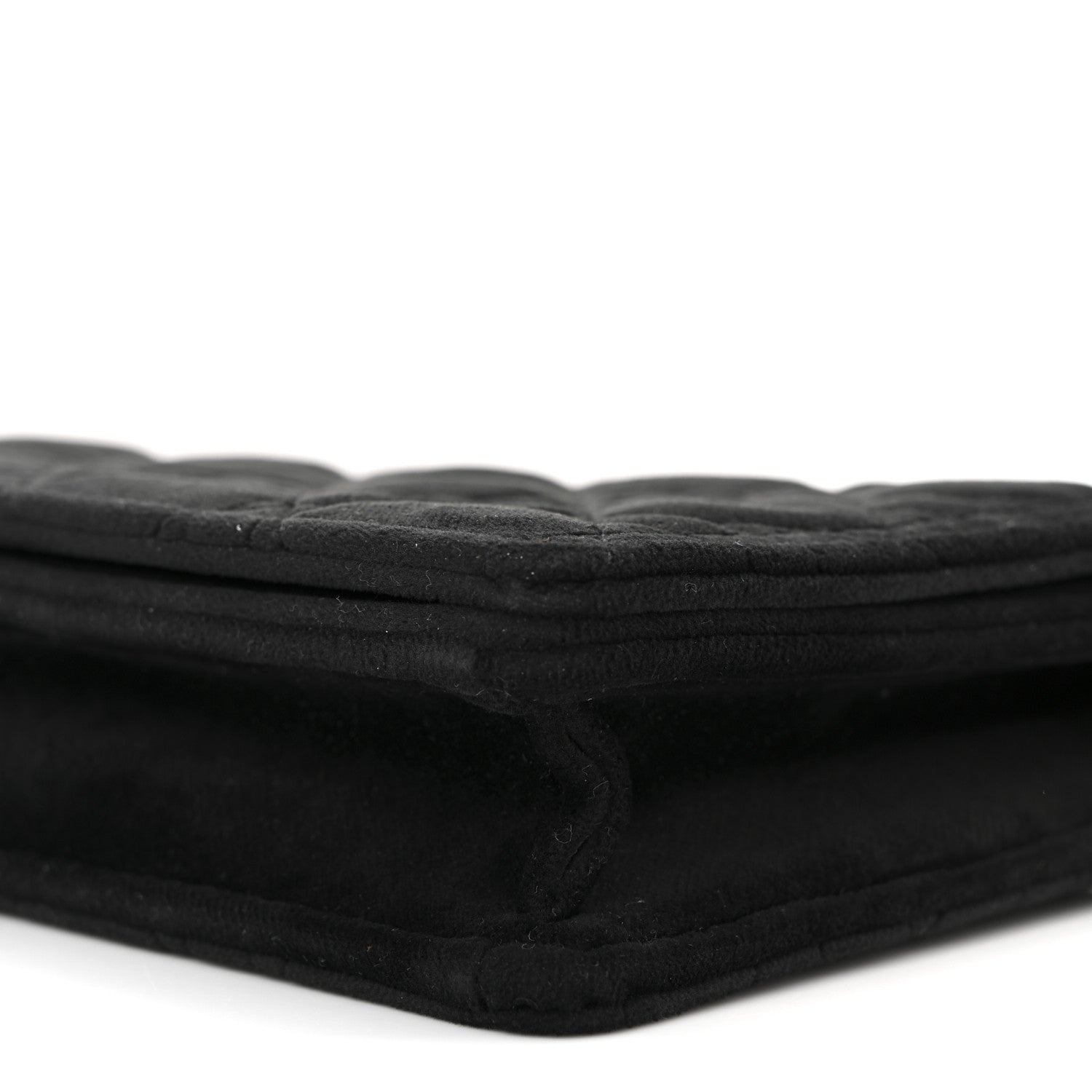 Christian Dior Velvet Cannage Lady Dior Convertible Clutch Black 11 of 12