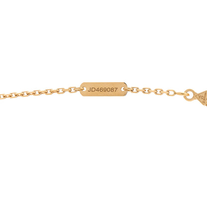 Van Cleef & Arpels 18K Yellow Gold Mother of Pearl Vintage Alhambra Pendant Necklace 5 of 6