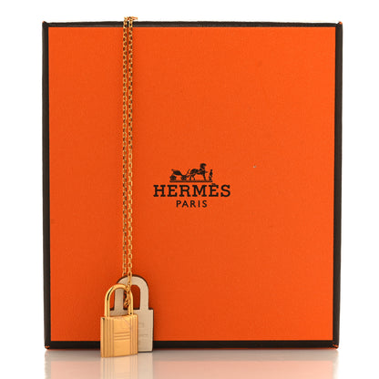 Hermes Swift Small O'Kelly Pendant Necklace White 6 of 6