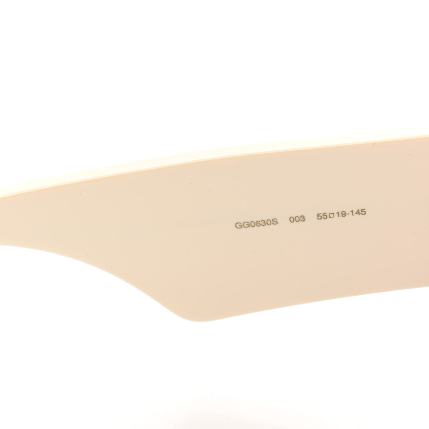 Square Frame Sunglasses GG0630S Black Ivory