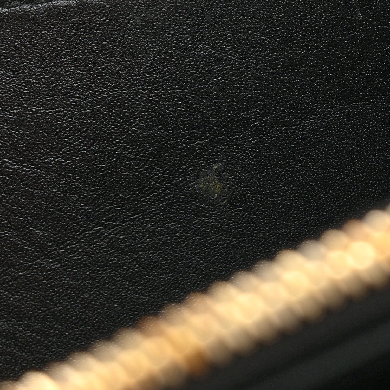 Saint Laurent Embossed Monogram Chain Wallet Black 12 of 15