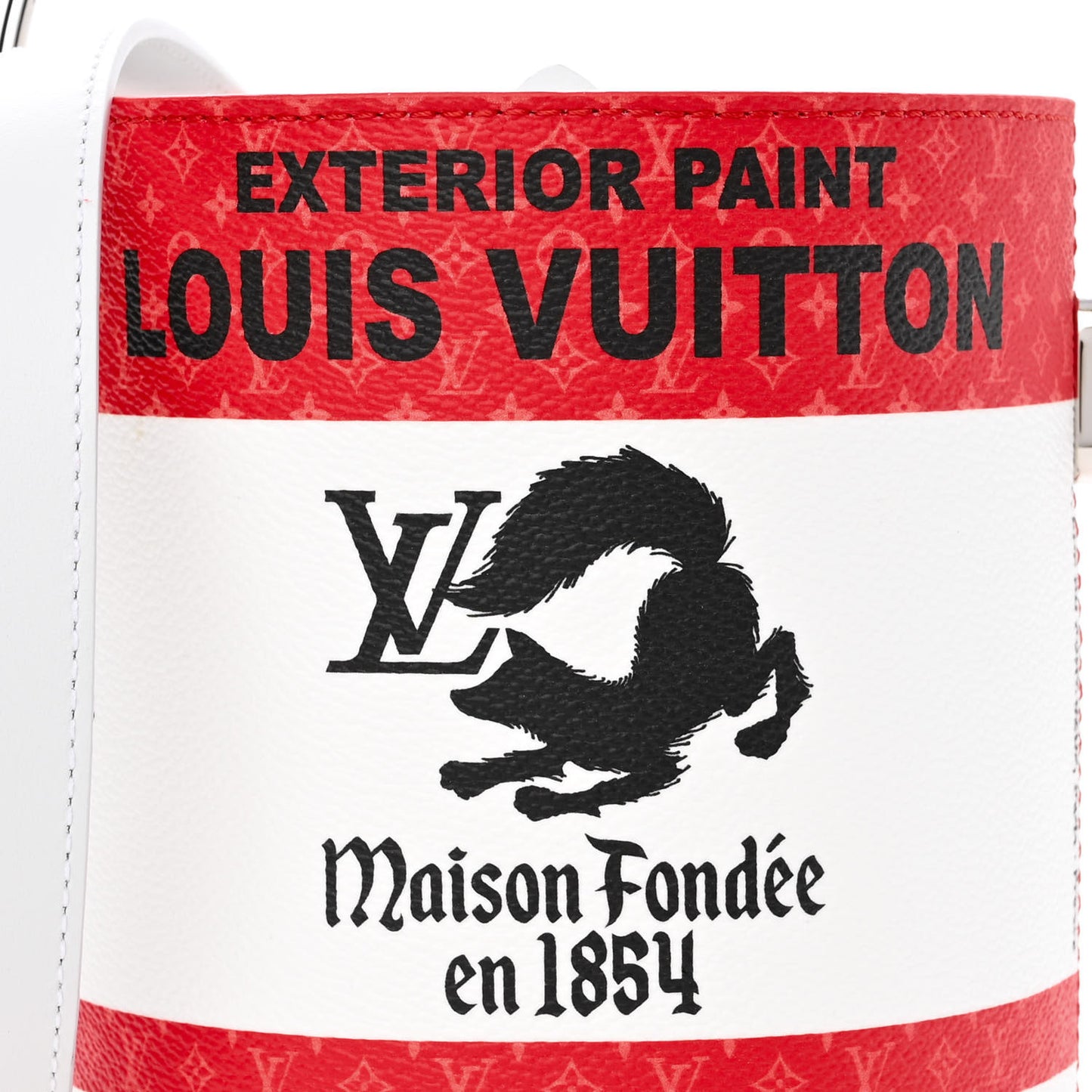 Monogram LV Paint Can Red