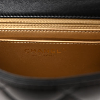 Chanel Lambskin Quilted Mini Pearl Crush Flap Black 6 of 11