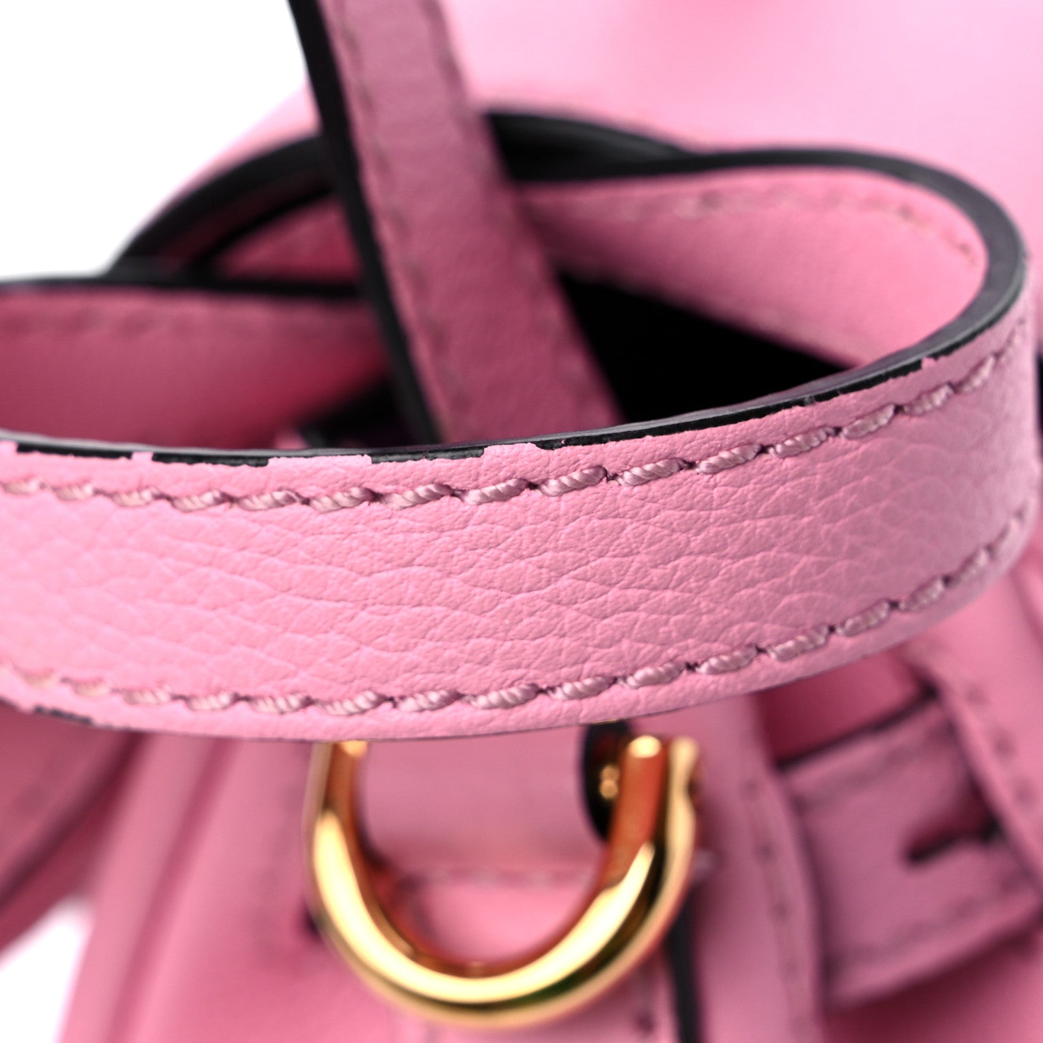 Versace Grained Calfskin Small La Medusa Top Handle Bag Pink 10 of 10