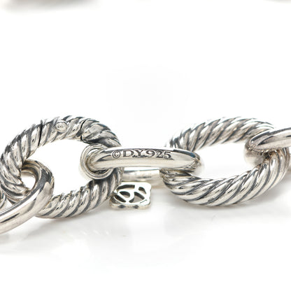 David Yurman Sterling Silver 16mm Large Oval Link Necklace 5 of 5
