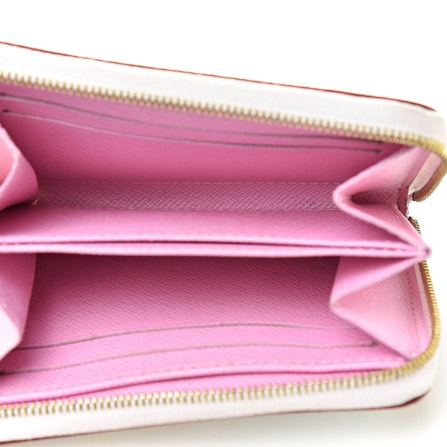 Monogram Multicolor Zippy Coin Purse Wallet White Litchi