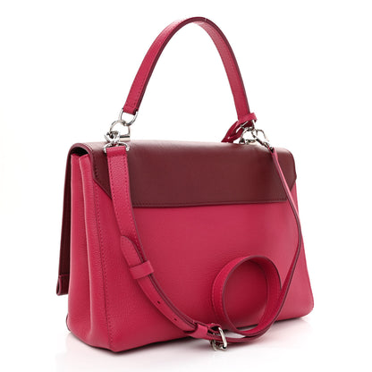 Louis Vuitton Calfskin Lock Me II Pink Red 3 of 8