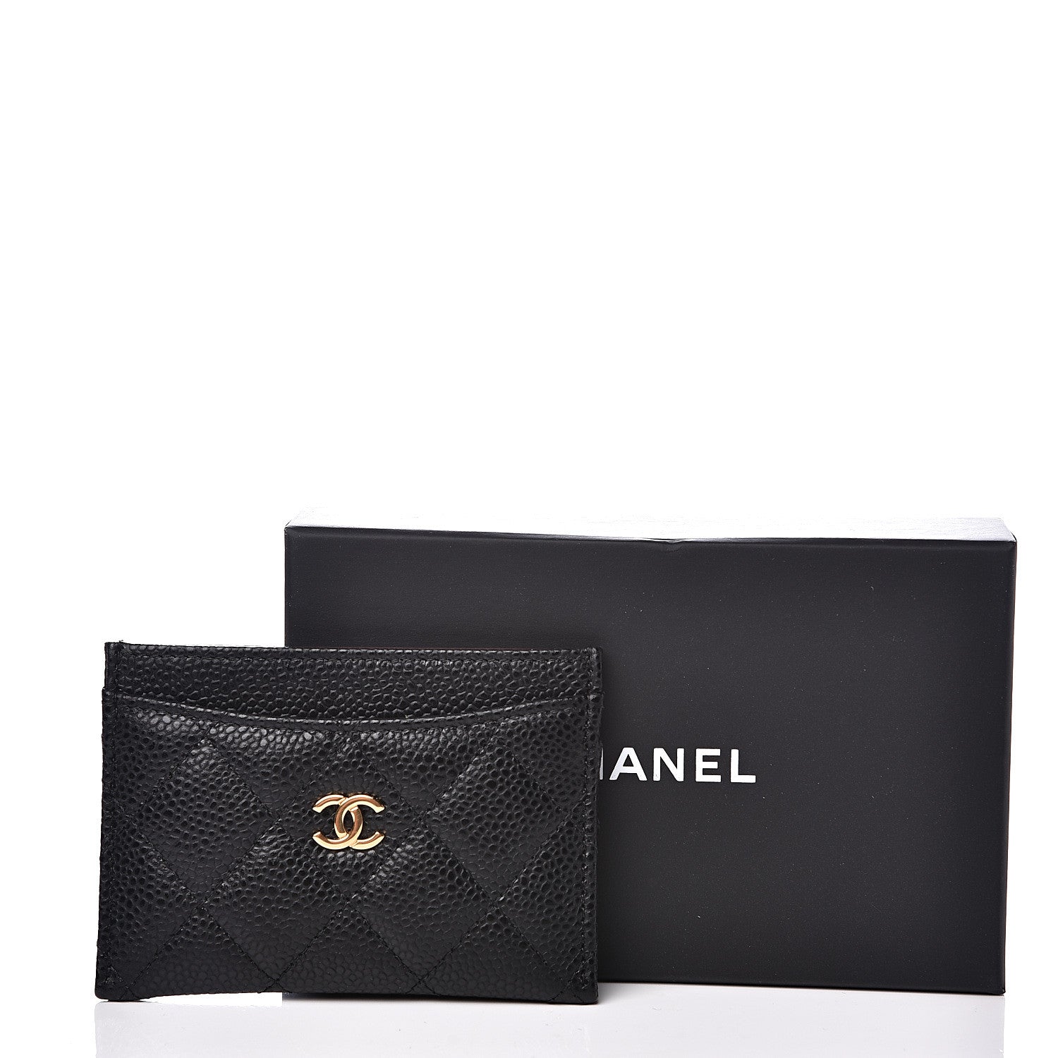 Chanel Caviar Quilted Card Holder Black 8 of 8