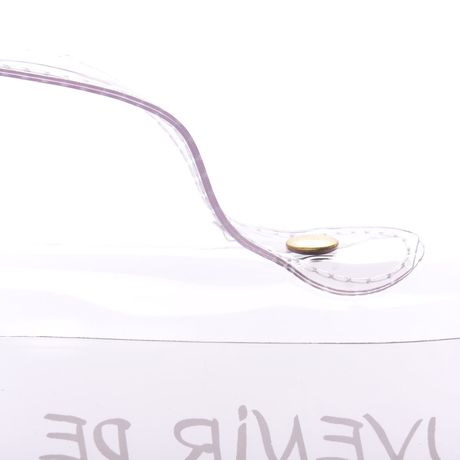 Hermes Vinyl Souvenir De L'Exposition Kelly Transparent 10 of 12