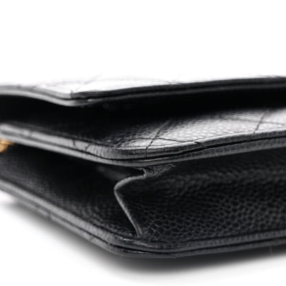 Chanel Caviar Quilted Wallet on Chain WOC Black 11 of 16