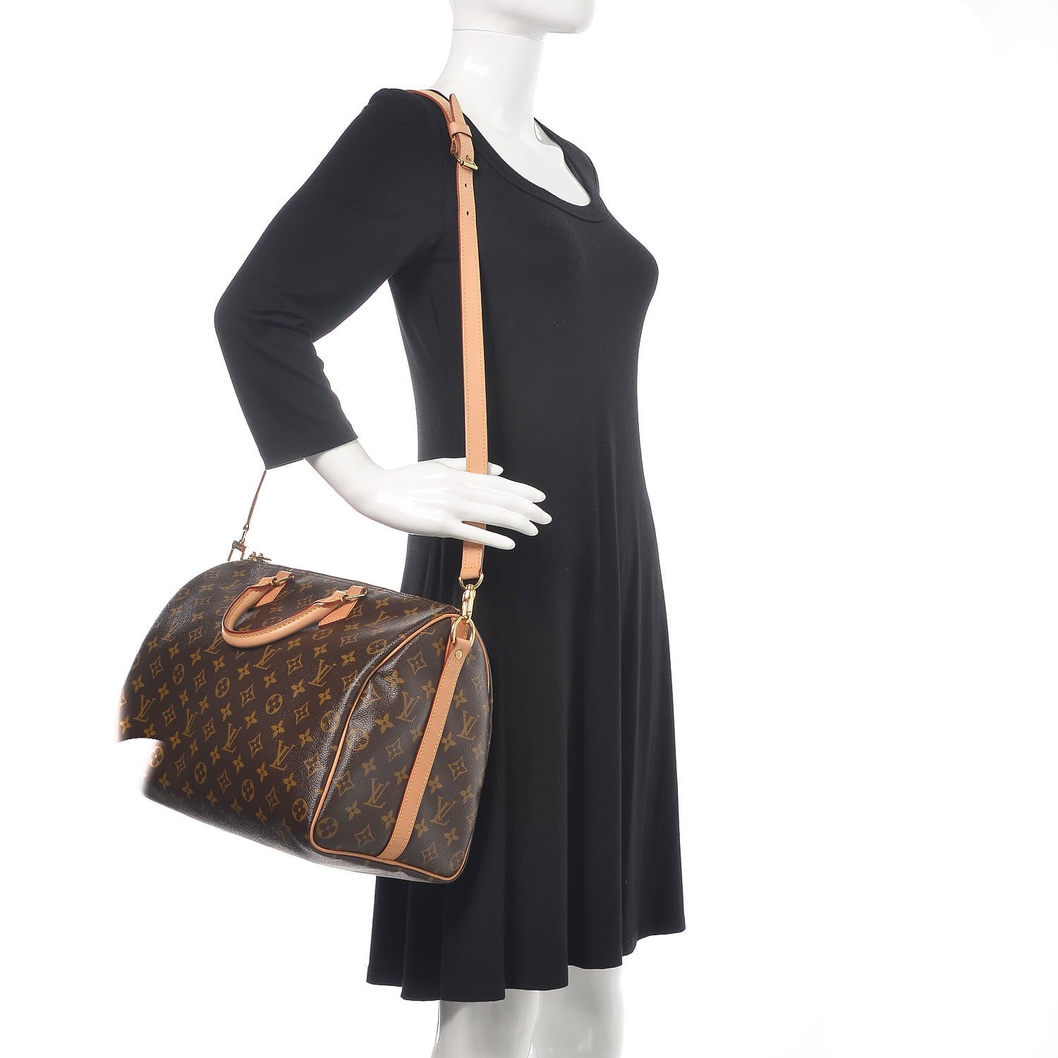 Louis Vuitton Monogram Speedy Bandouliere 35 2 of 13