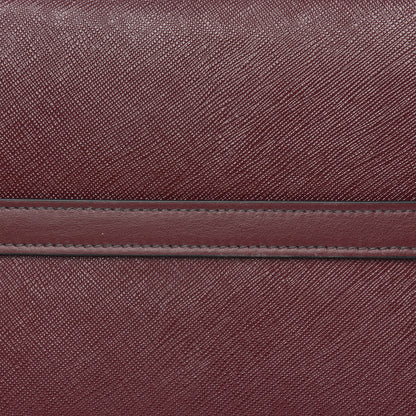 Prada Saffiano Greche Medium Paradigme Bag Granato Petalo 8 of 9